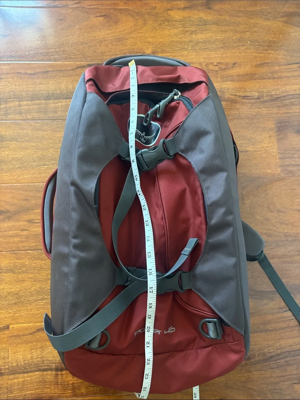Osprey Porter 46 Bag Red Travel Packback